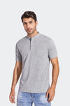 HENLEY T SHIRT GREY