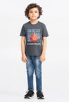 Basket Ball T-Shirt- Grey