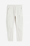 Men’s White Cargo Trouser – Comfortable & Stylish Everyday Wear