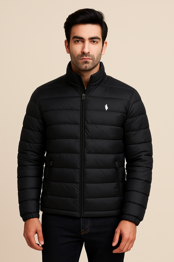 Black Puffer Jacket – Winter Essential