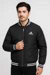 Classic Black Bomber Jacket – Winter Outerwear