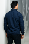 Navy Blue Essential Windbreaker Jacket