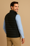 Premium Black Sleeveless puffer jacket