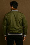 CLASSIC BOMBER JACKET Olive Green COLOR