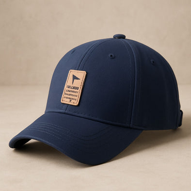 classic navy blue baseball cap