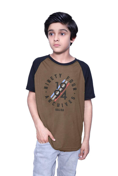 1994 Archives T-Shirt MOCHA-AND-BLACK