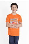 Basket Ball T-Shirt- ORANGE